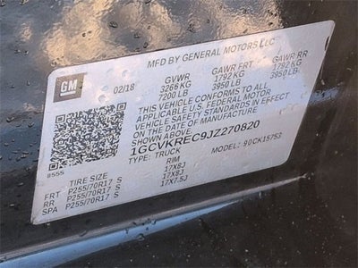 2018 Chevrolet Silverado 1500 LT