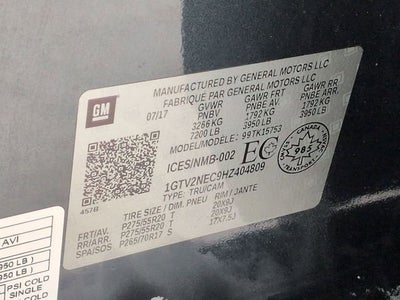 2017 GMC Sierra 1500 SLT