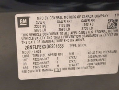 2016 Chevrolet Equinox LT