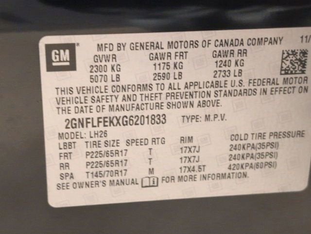 2016 Chevrolet Equinox LT