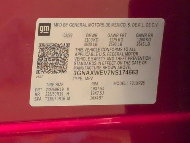 2022 Chevrolet Equinox RS