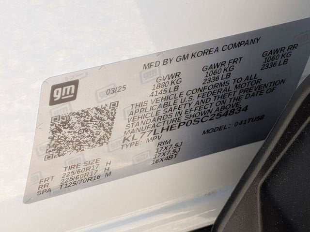 2025 Chevrolet Trax LT