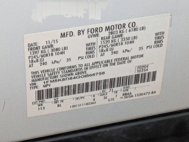 2016 Ford Explorer XLT