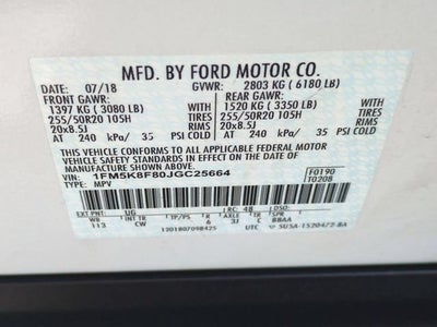 2018 Ford Explorer Limited