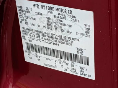 2010 Ford Escape XLT