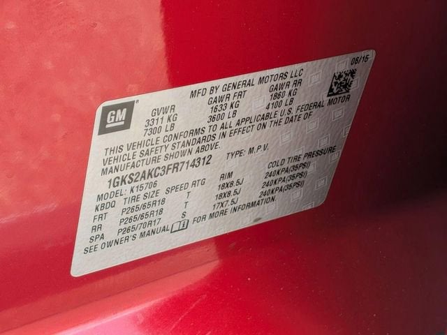 2015 GMC Yukon SLE