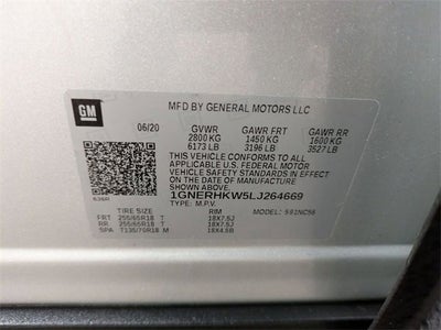 2020 Chevrolet Traverse LT Leather