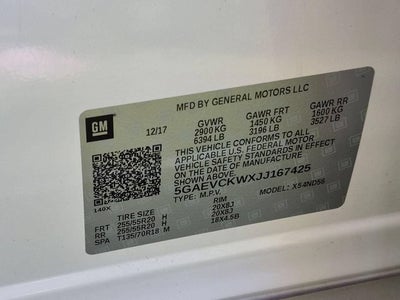 2018 Buick Enclave Avenir