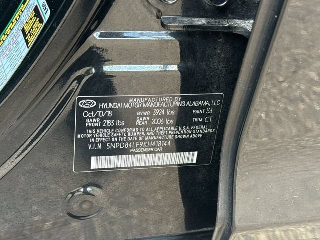 2019 Hyundai Elantra SEL