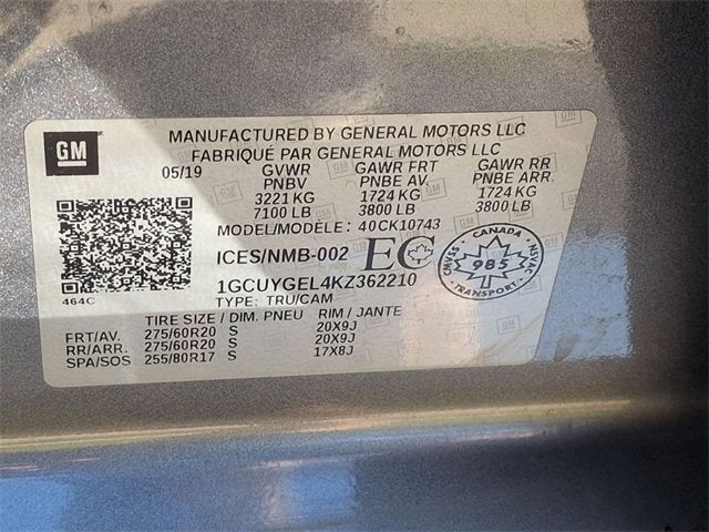 2019 Chevrolet Silverado 1500 LTZ