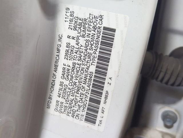 2020 Honda Accord Sport