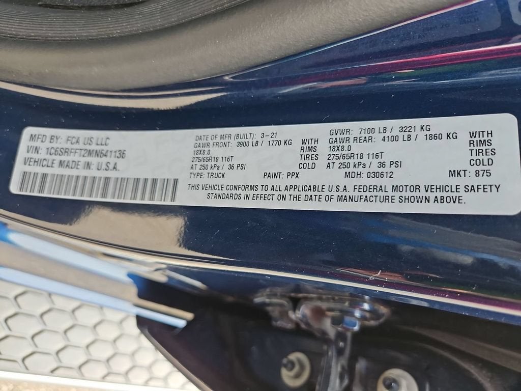 2021 RAM 1500 Big Horn