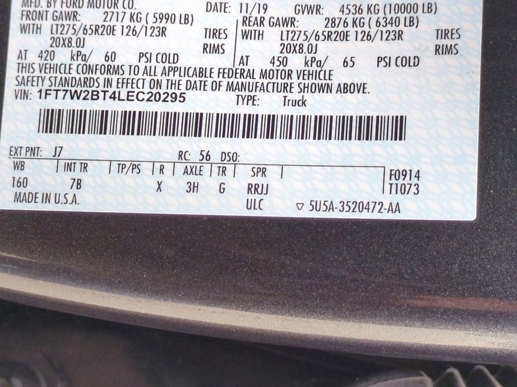 2020 Ford F-250 Platinum