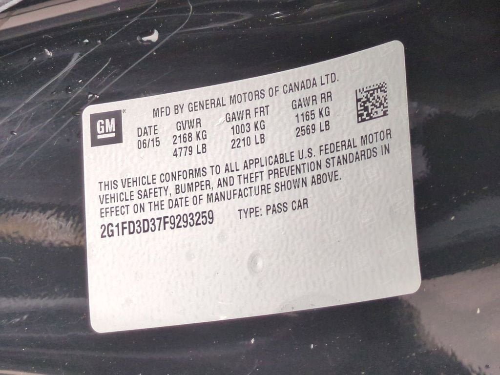 2015 Chevrolet Camaro LT