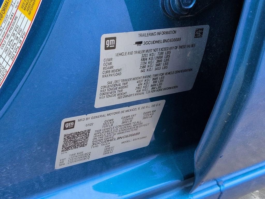 2022 Chevrolet Silverado 1500 ZR2