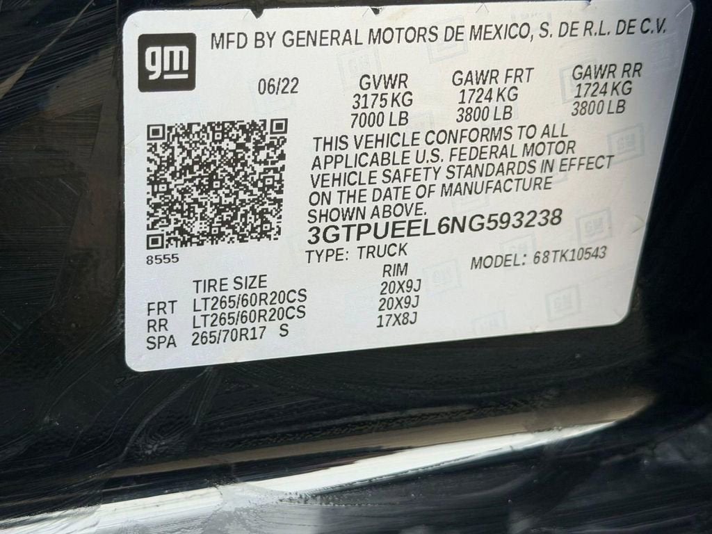 2022 GMC Sierra 1500 AT4