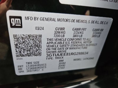 2024 GMC Sierra 1500 AT4