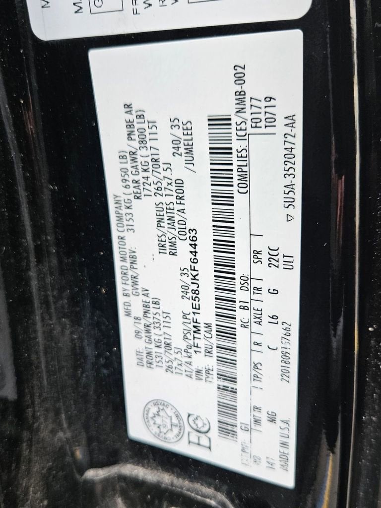2018 Ford F-150 XL