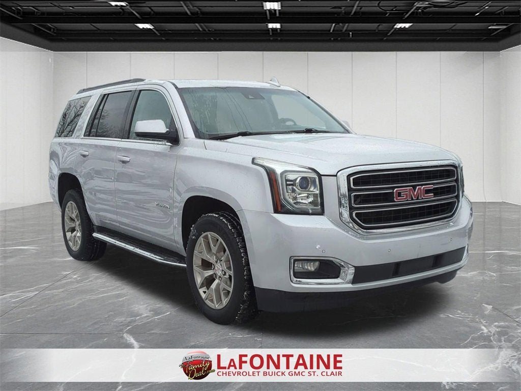 Used 2015 GMC Yukon SLT with VIN 1GKS2BKC0FR617221 for sale in China Township, MI
