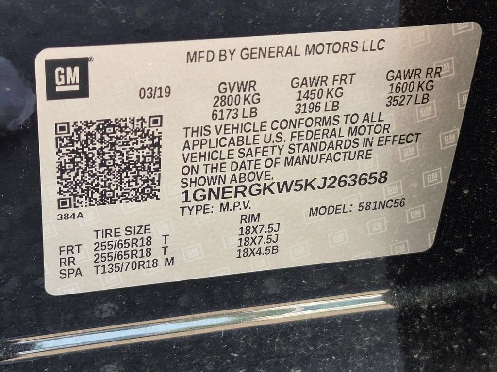 2019 Chevrolet Traverse LT Cloth