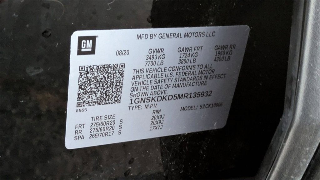 2021 Chevrolet Suburban Z71