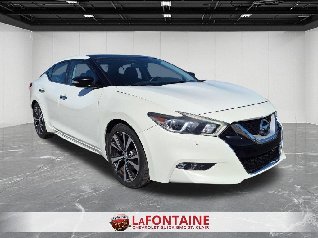 Used 2017 Nissan Maxima SL with VIN 1N4AA6APXHC410319 for sale in China Township, MI