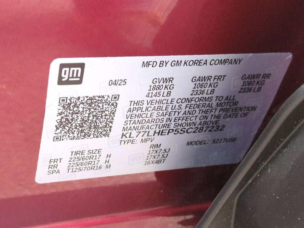 2025 Chevrolet Trax LT