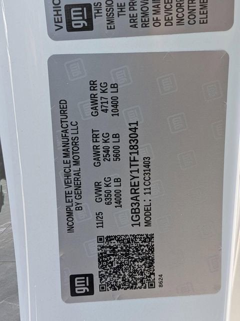 2026 Chevrolet Silverado 3500 HD Chassis Cab Work Truck