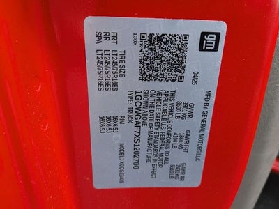 2025 Chevrolet Express Cargo 2500 WT