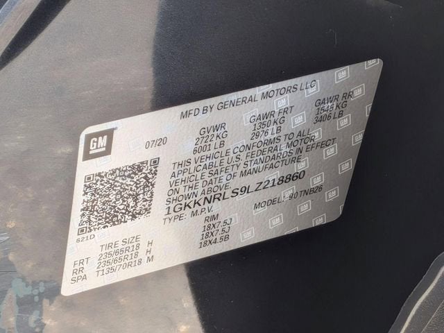 2020 GMC Acadia SLE