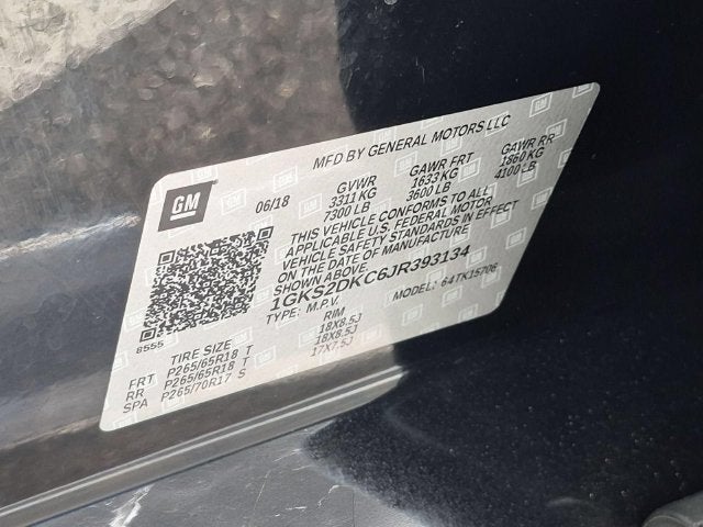 2018 GMC Yukon SLT Standard Edition