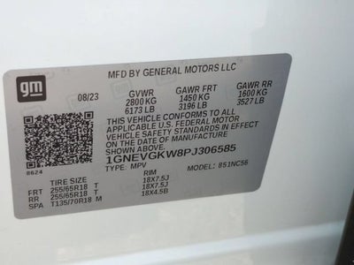 2023 Chevrolet Traverse LT Cloth