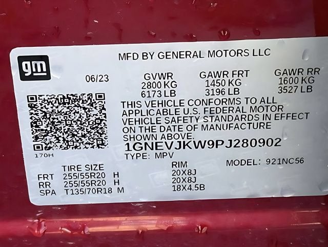 2023 Chevrolet Traverse RS