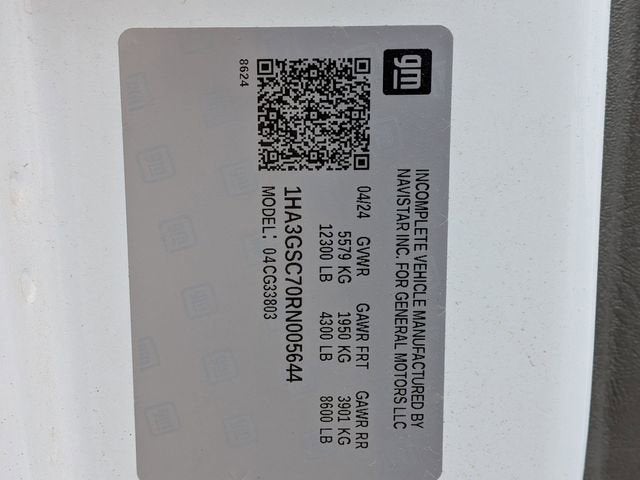 2024 Chevrolet Express Cutaway 3500 1WT