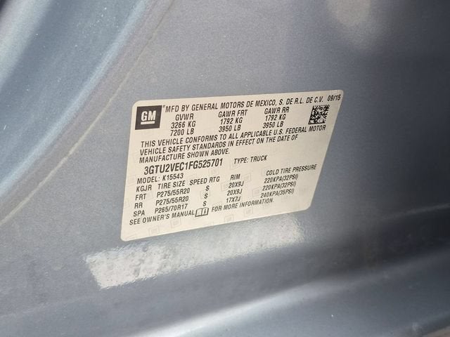 2015 GMC Sierra 1500 SLT