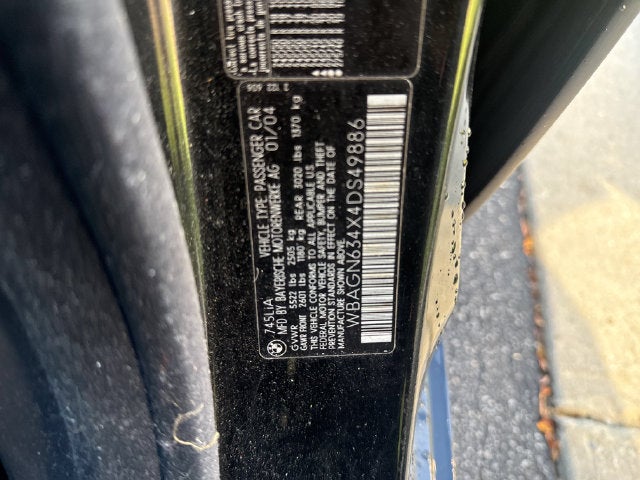 2004 BMW 7 Series 745Li