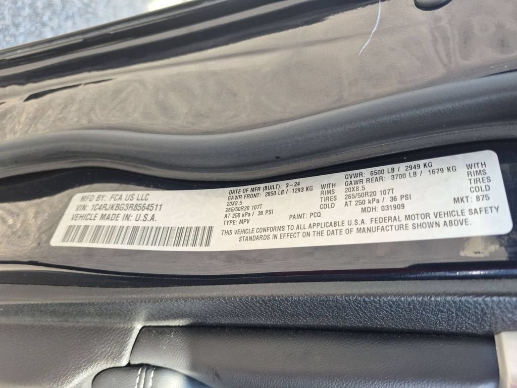 2024 Jeep Grand Cherokee L Limited 4x4