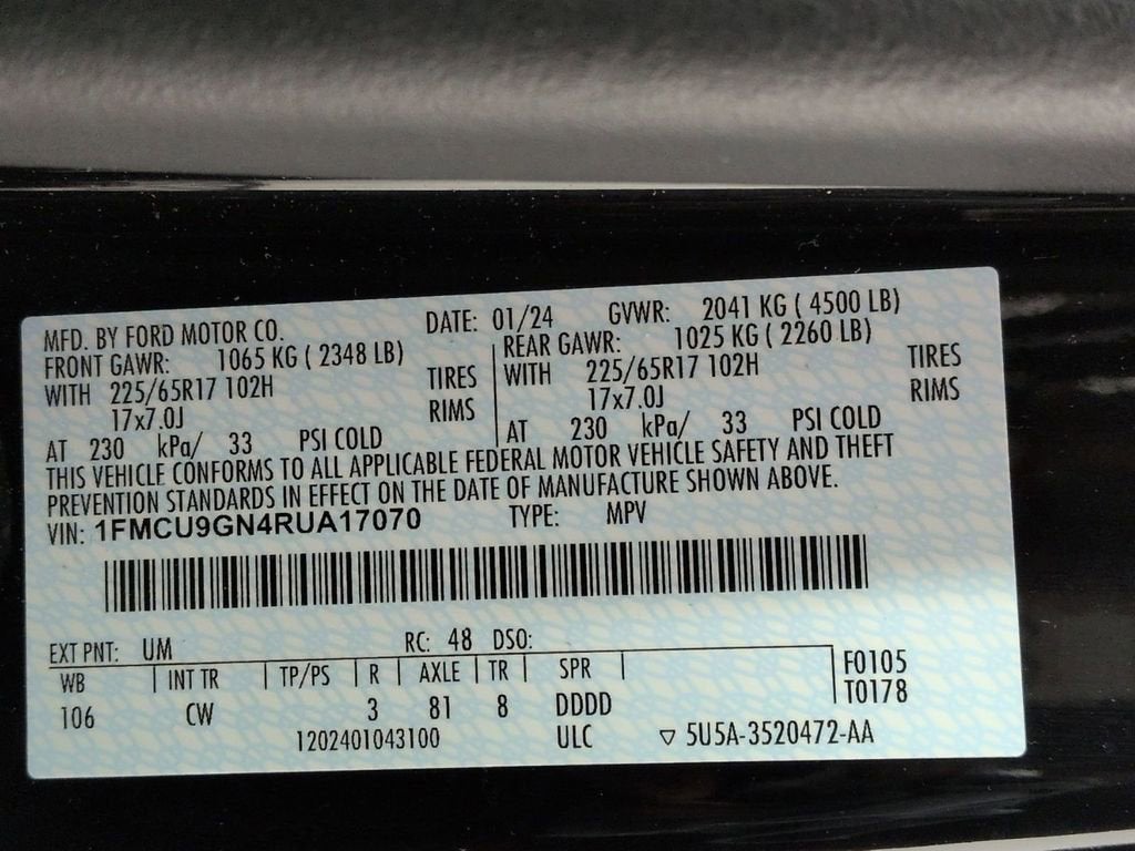 2024 Ford Escape Active