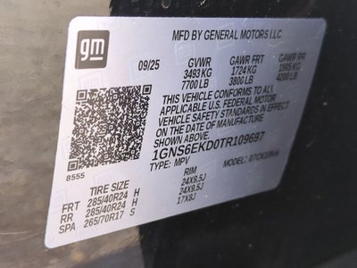 2026 Chevrolet Suburban RST