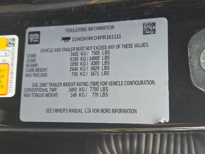 2023 Chevrolet Tahoe LT