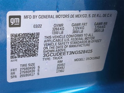 2022 Chevrolet Silverado 1500 RST