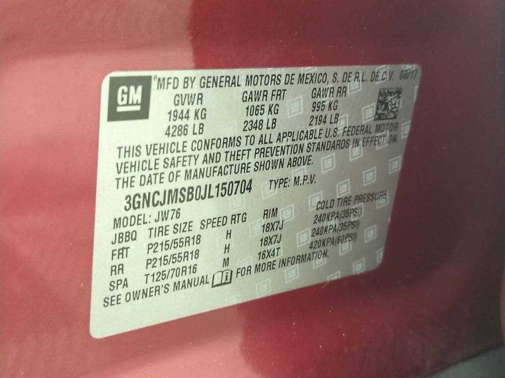 2018 Chevrolet Trax Premier