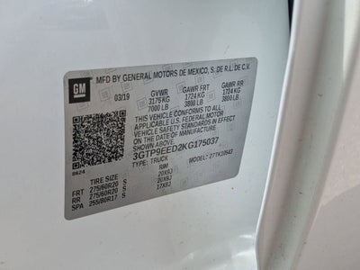 2019 GMC Sierra 1500 AT4