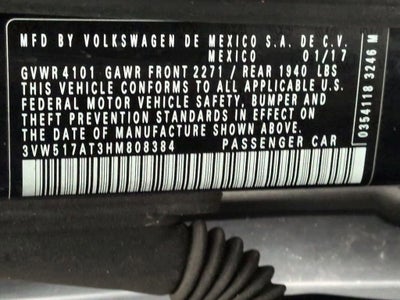 2017 Volkswagen Beetle Convertible 1.8T S