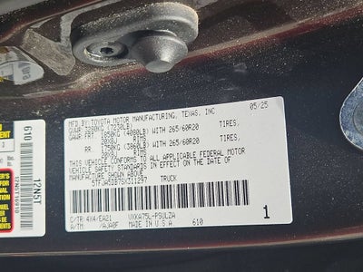 2025 Toyota Tundra Limited