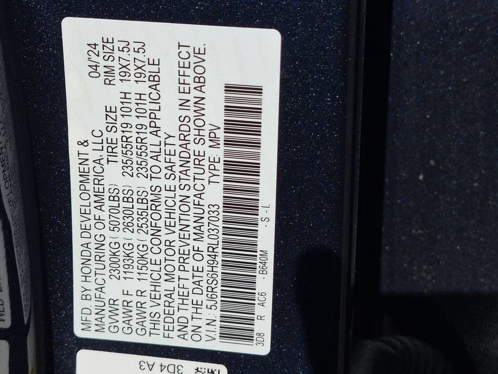 2024 Honda CR-V Hybrid Sport Touring