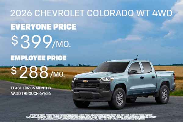 2026 Chevrolet Colorado WT 4WD