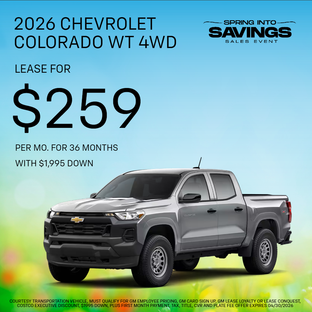 2026 Chevrolet Colorado WT 4WD