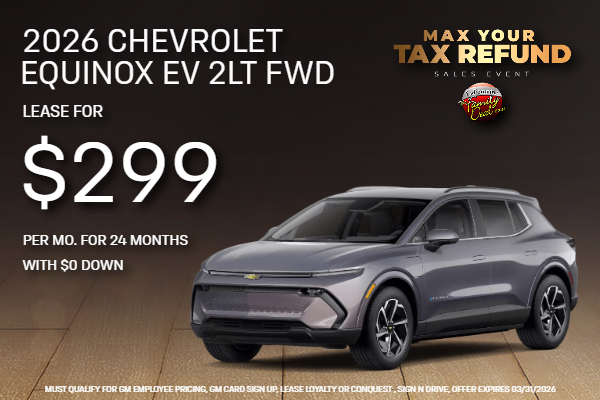 2026 Chevrolet Equinox EV 2LT FWD