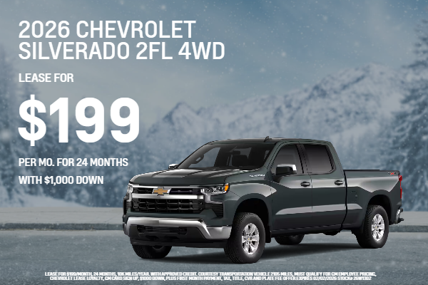 2026 Chevrolet Silverado 1500 2FL 4WD